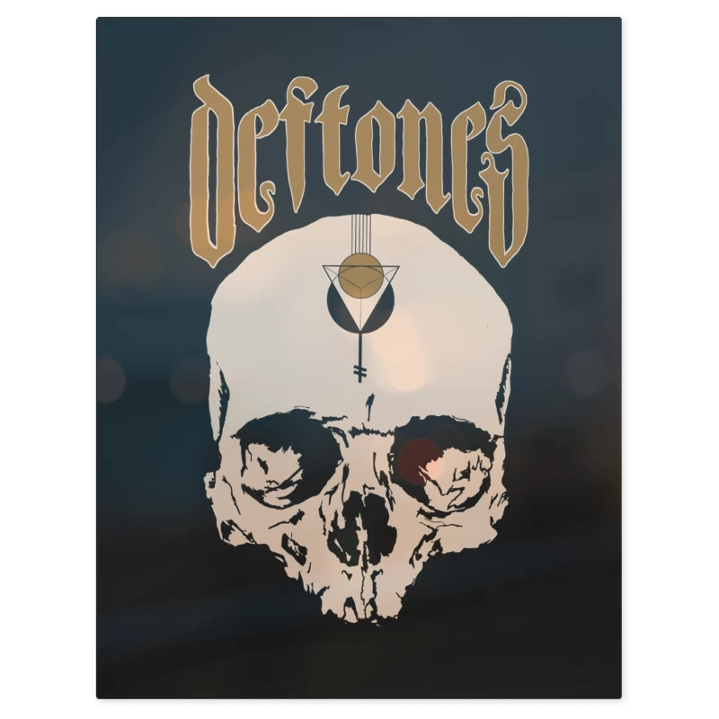 Deftones Calavera – Print Metálico