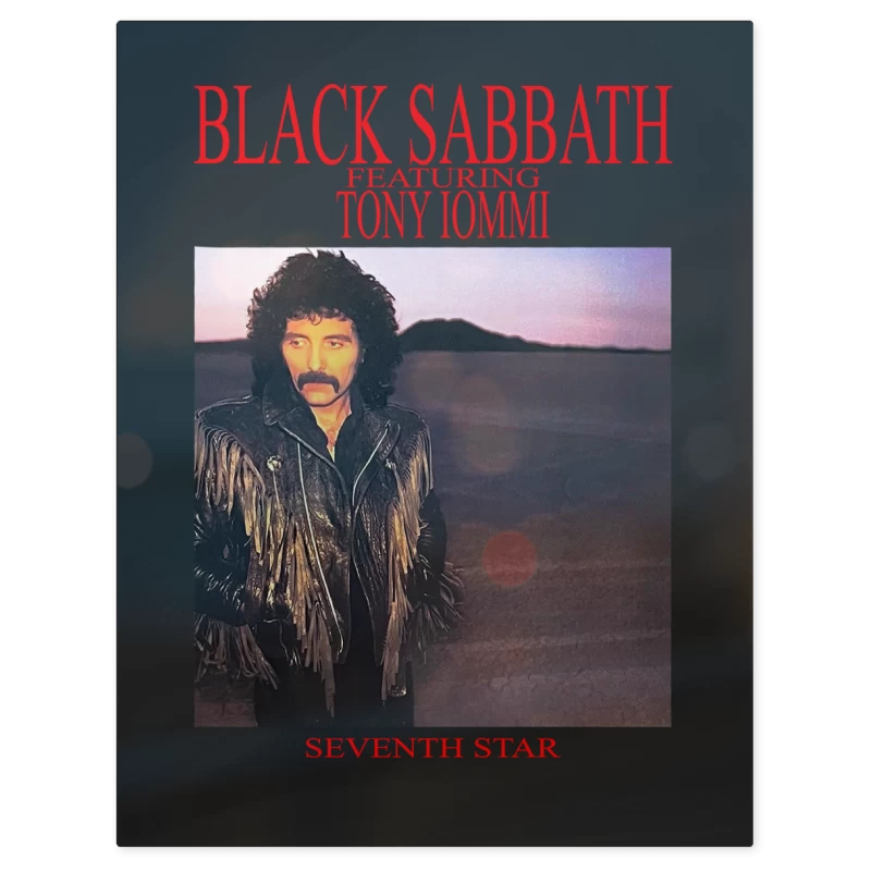 Tony Iommi Seventh Star – Print Metálico