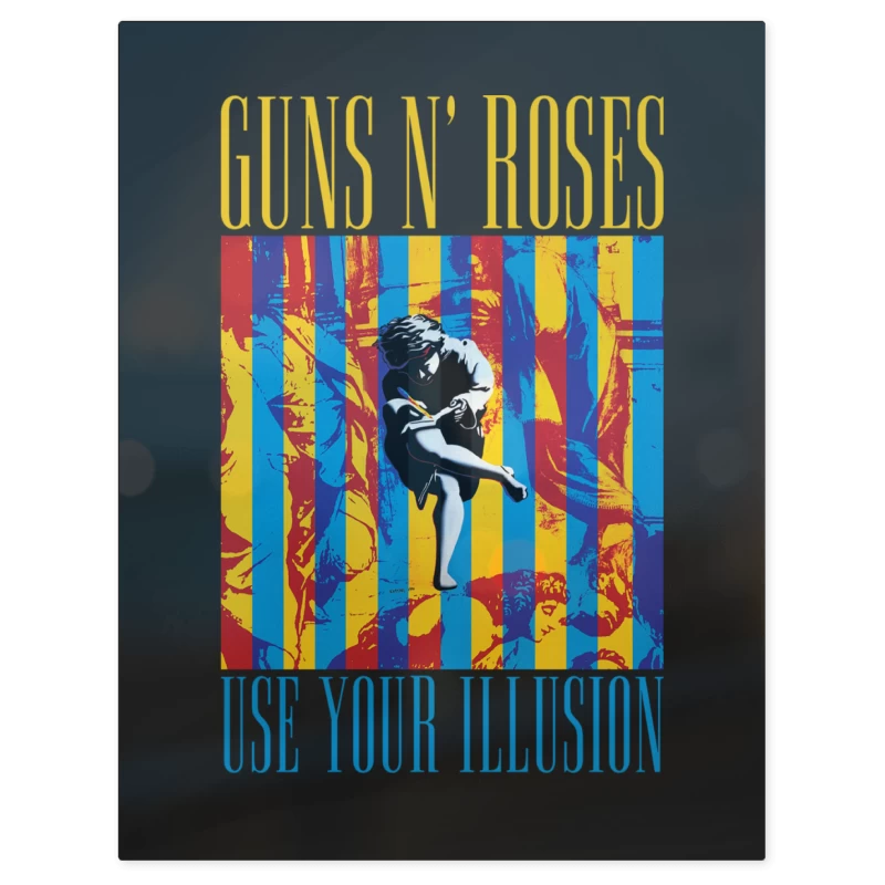 Guns N Roses Use Your Illusion – Print Metálico