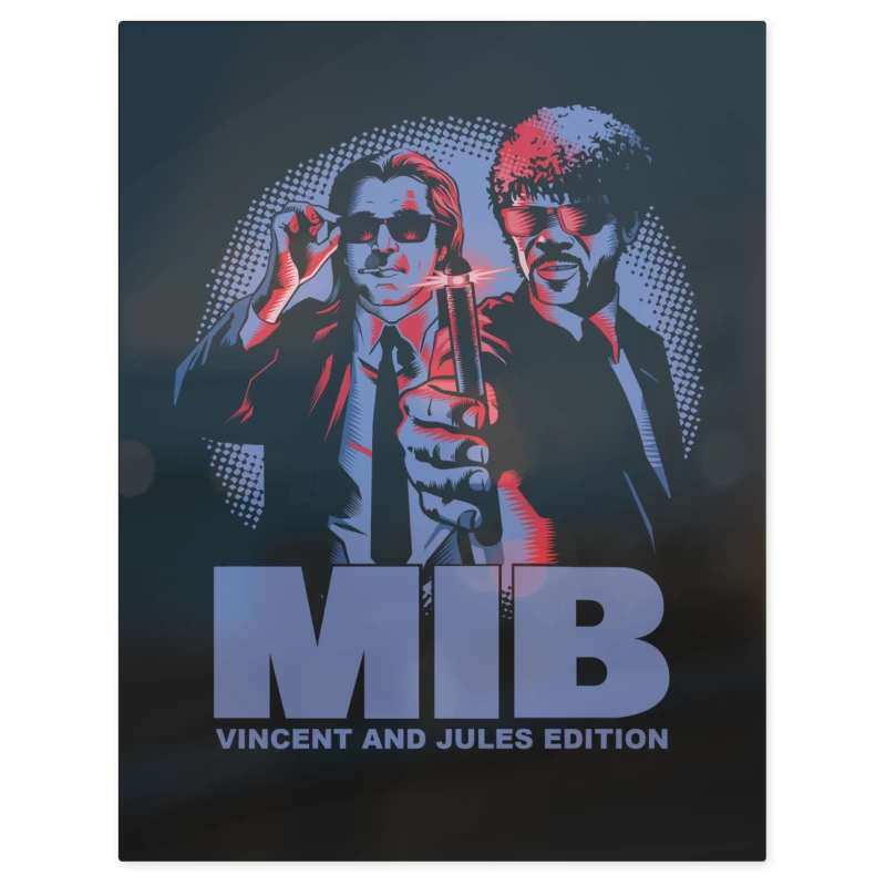 Los Hombres de Negro – Print Metálico