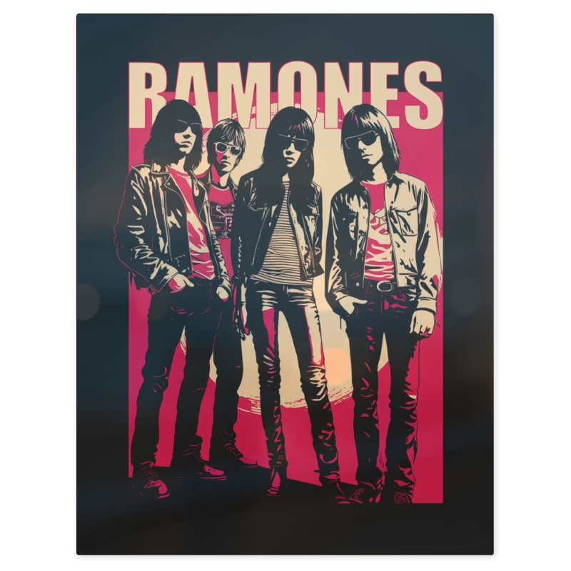 Ramones Band – Print Metálico