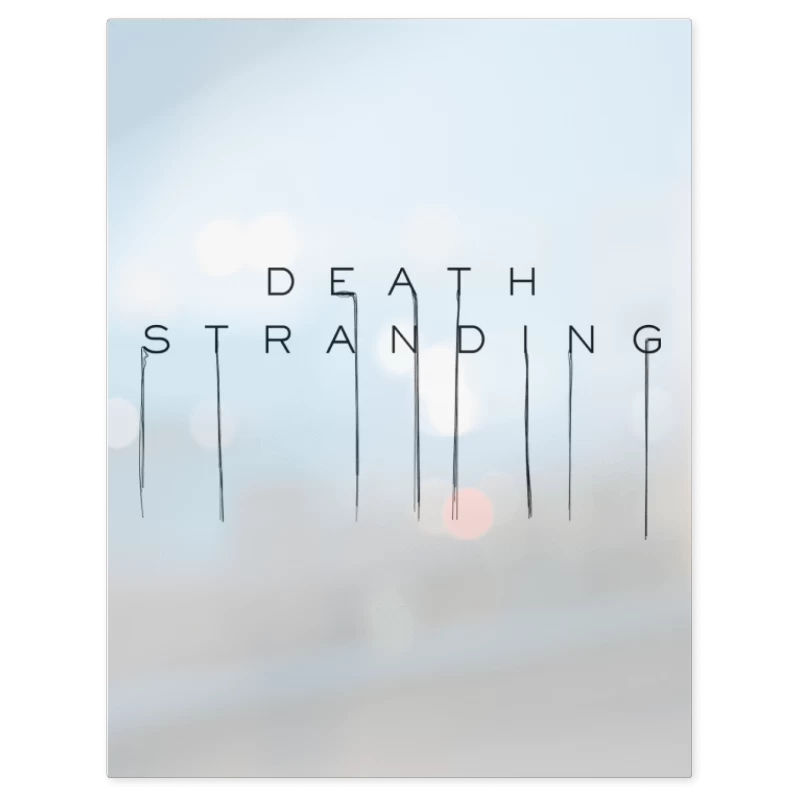 Death Stranding Logo – Print Metálico