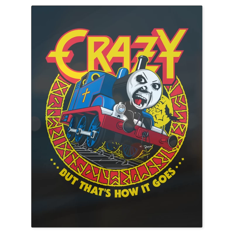 Crazy Train – Print Metálico