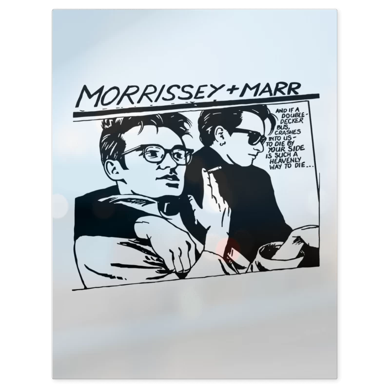 Morrissey and Marr Youth – Print Metálico