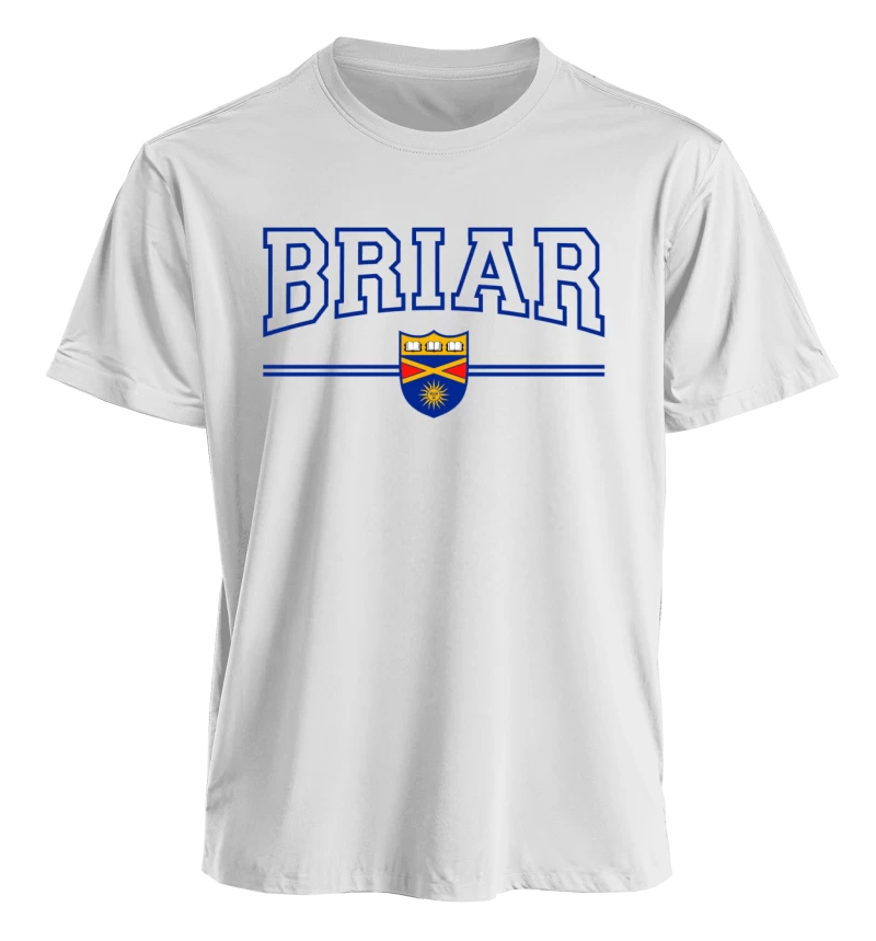 Polera Off Campus – Briar University Blanca