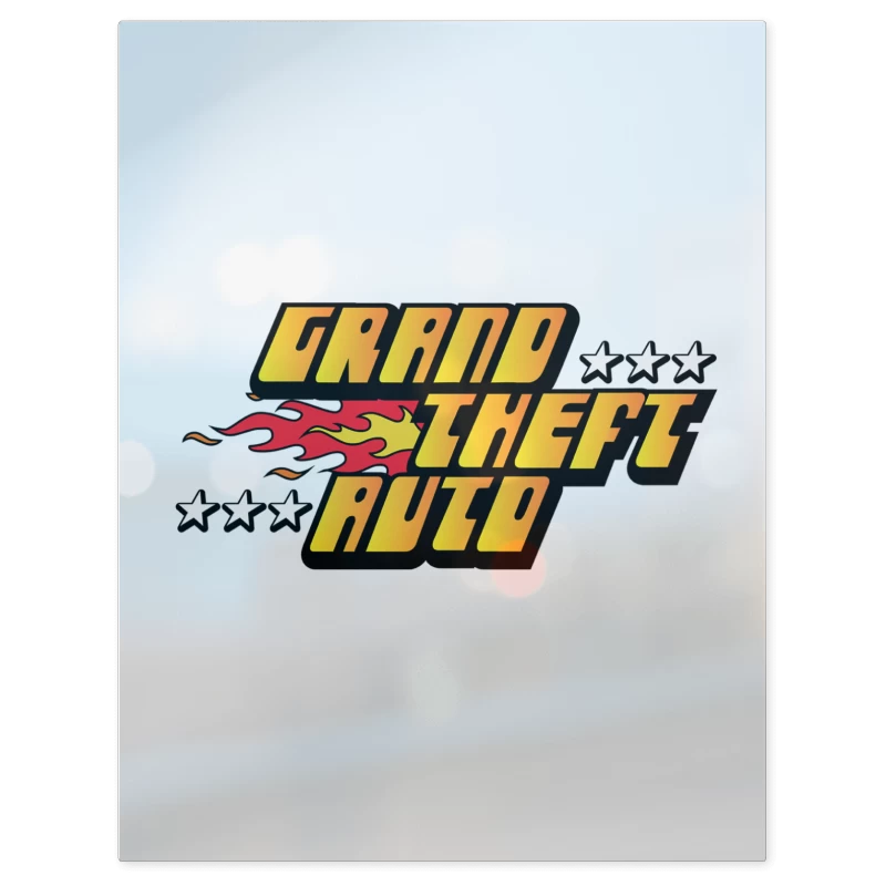 Grand Theft Auto I – Print Metálico