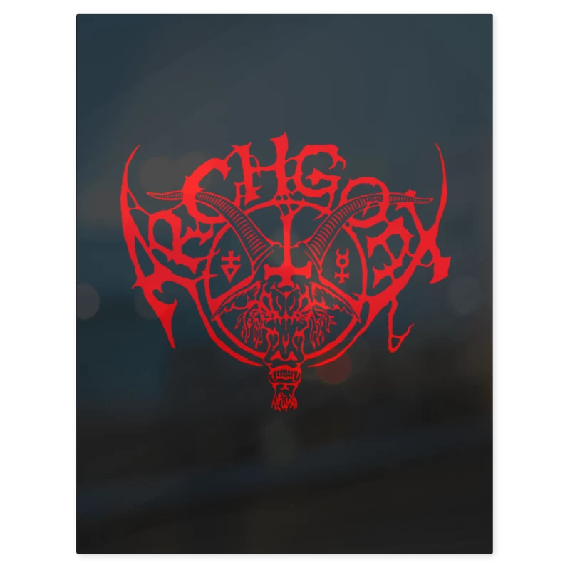 Archgoat Logo – Print Metálico