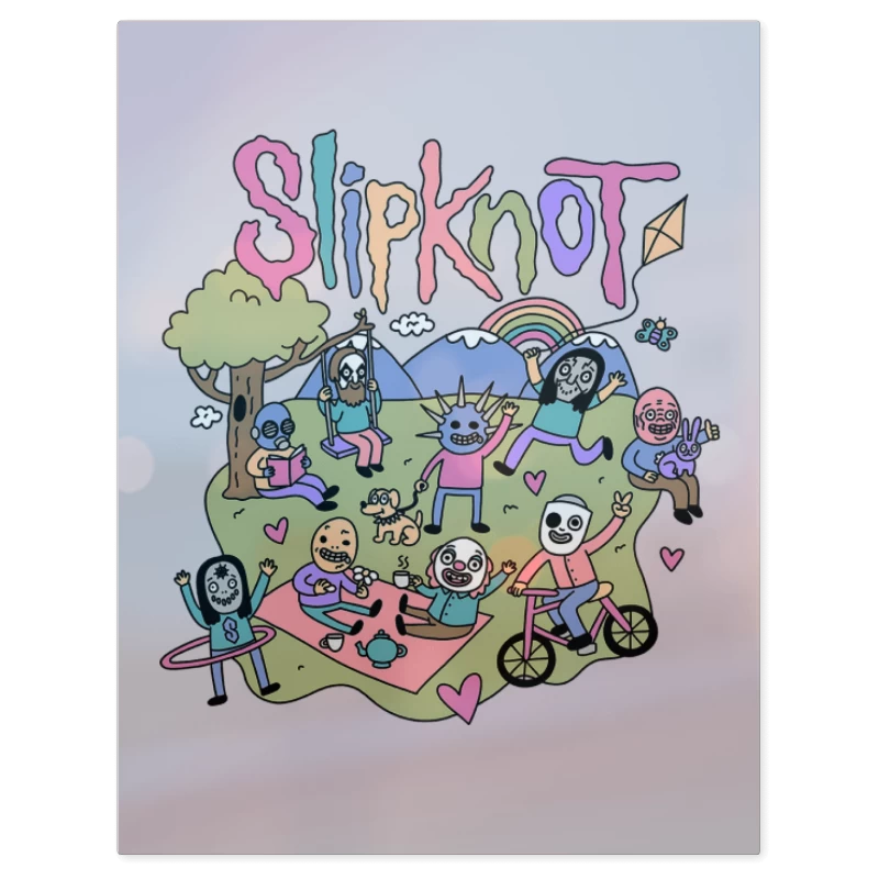 Happy Slipknot – Print Metálico
