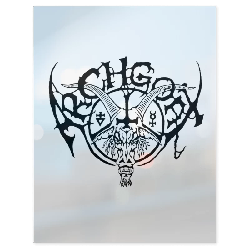 Archgoat Logo N – Print Metálico