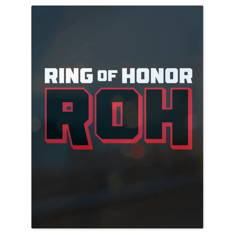 ROH Wrestling – Print Metálico
