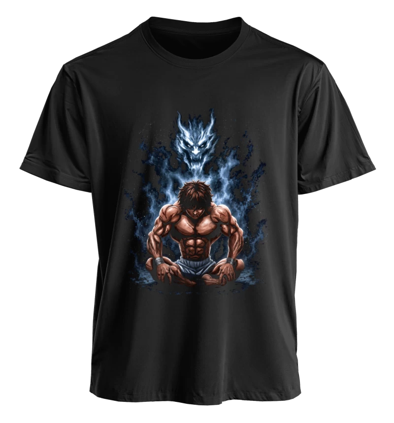 Polera Anime Baki Hanma | Espalda + Pecho