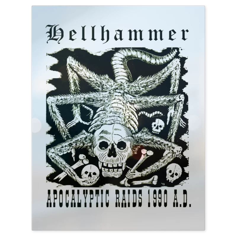 Hellhammer Apocalyptic Radis 1990 – Print Metálico