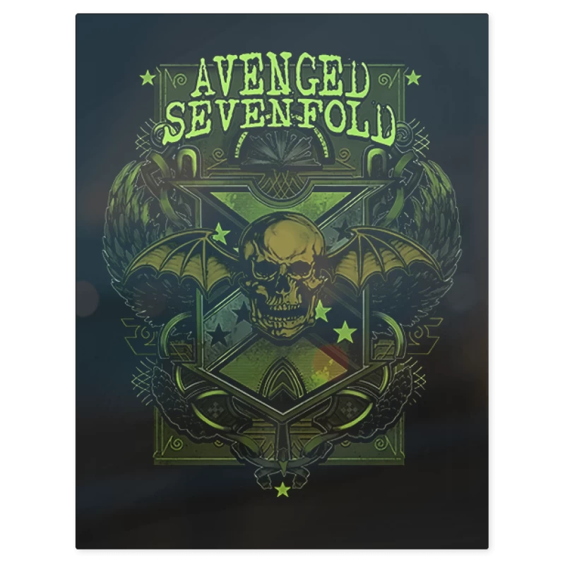 Avenged Sevenfold 3 – Print Metálico