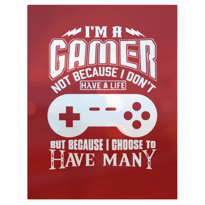 Im a Gamer – Print Metálico