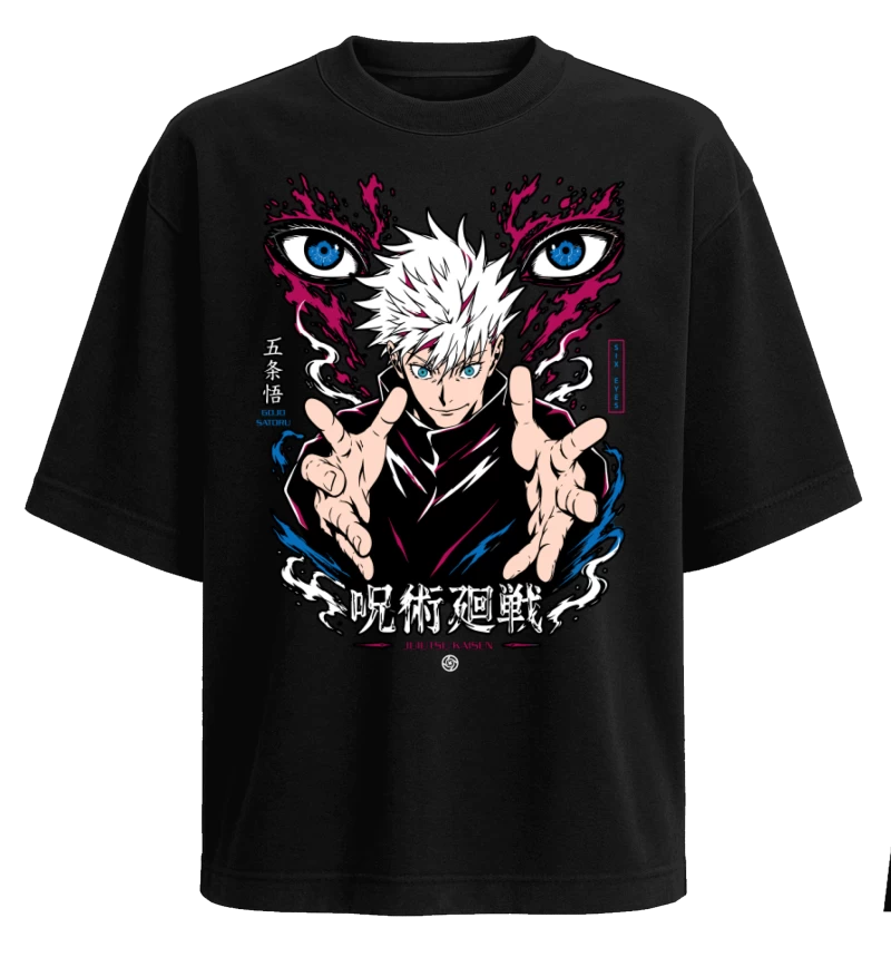 Polera Jujutsu Kaisen Gojo Satoru Six Eyes Awakening
