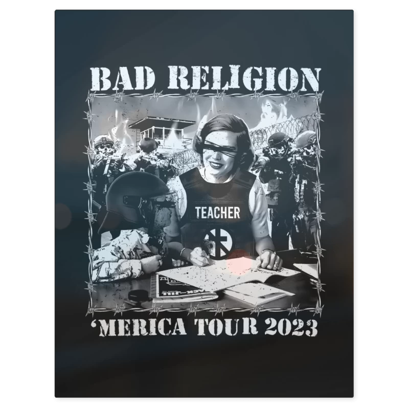 Bad Religion Merica Tour – Print Metálico