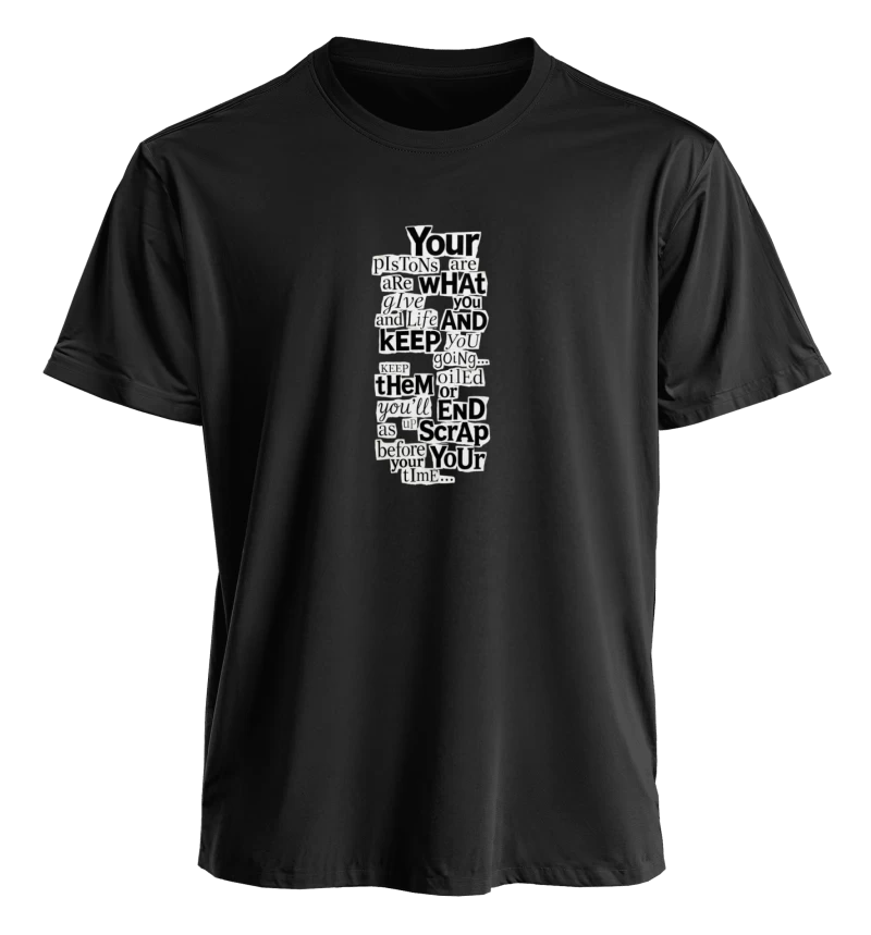 Frase Piston&Barrel (blanco y negro)