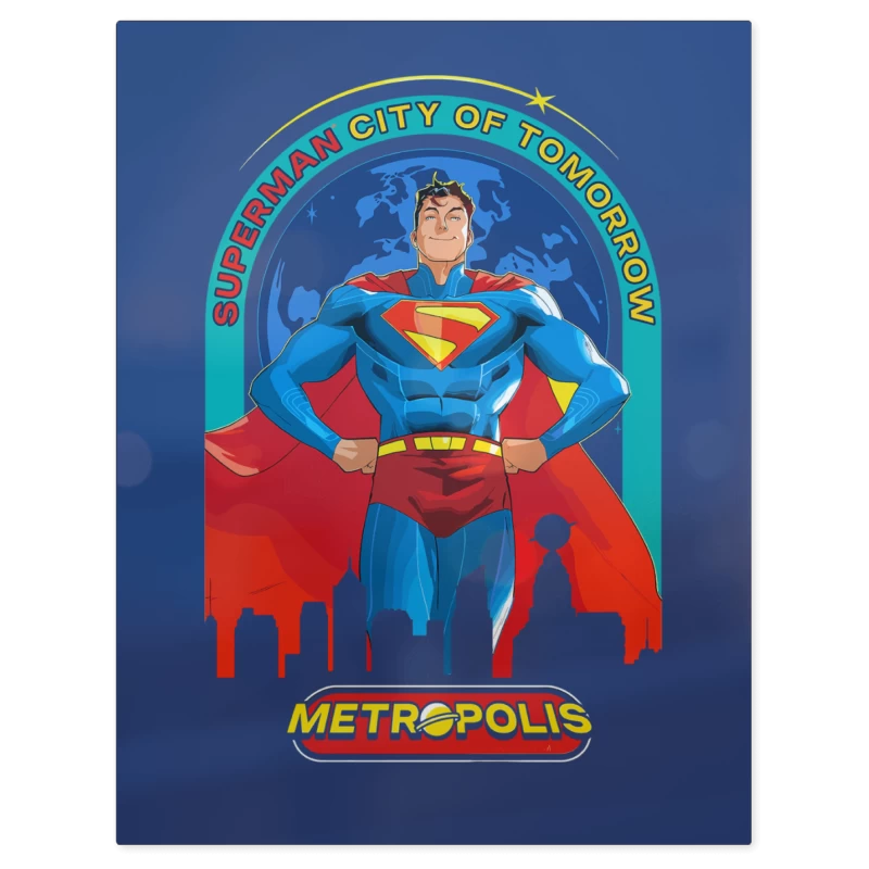 New Superman – Print Metálico
