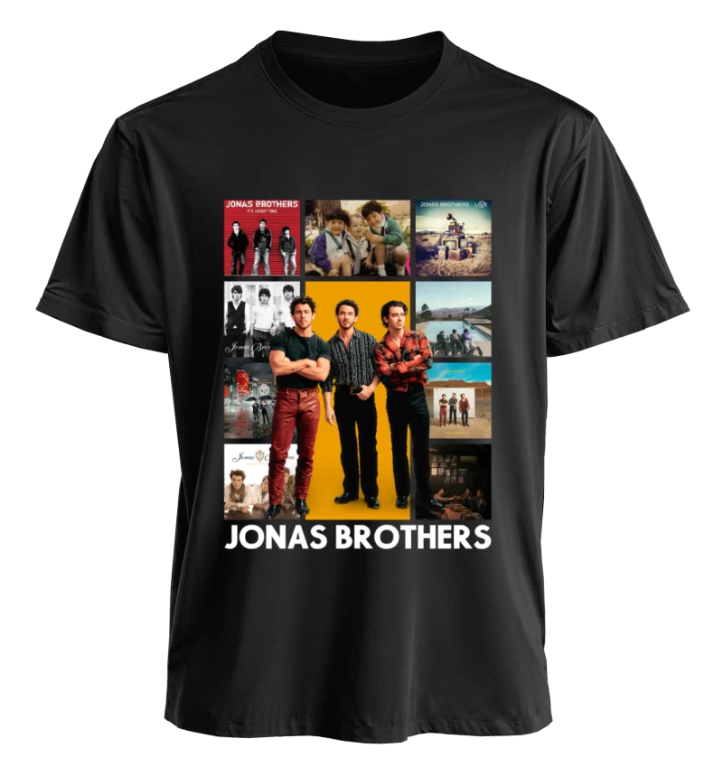 Polera Jonas Brothers – The Jonas Eras Negra