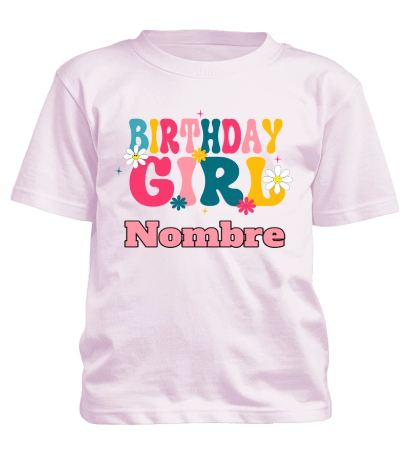 (Personalizable) Polera BirthDay Girl