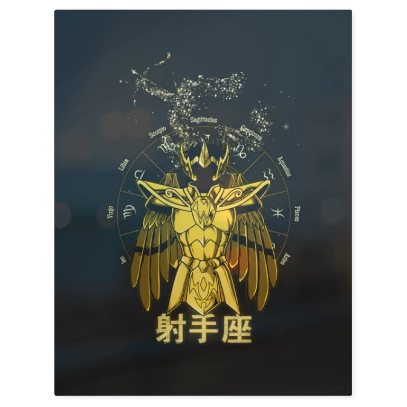 Sagitario Saint Seiya – Print Metálico