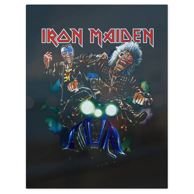 Iron Maiden Eddie Motor – Print Metálico