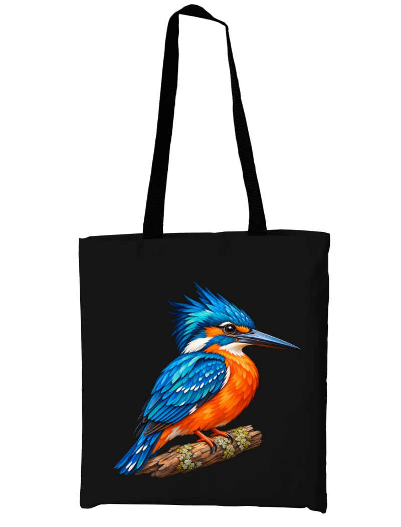 Totebag Martín Pescador | Ave de la Fauna Chilena – Sur Nativo