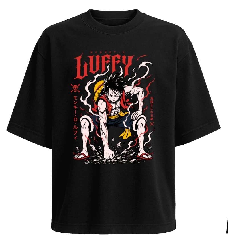 Polera One Piece Monkey D. Luffy Pirate King Awakening