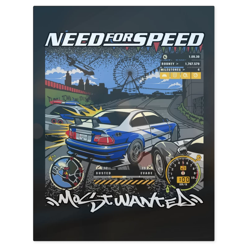 Most Wanted – Print Metálico