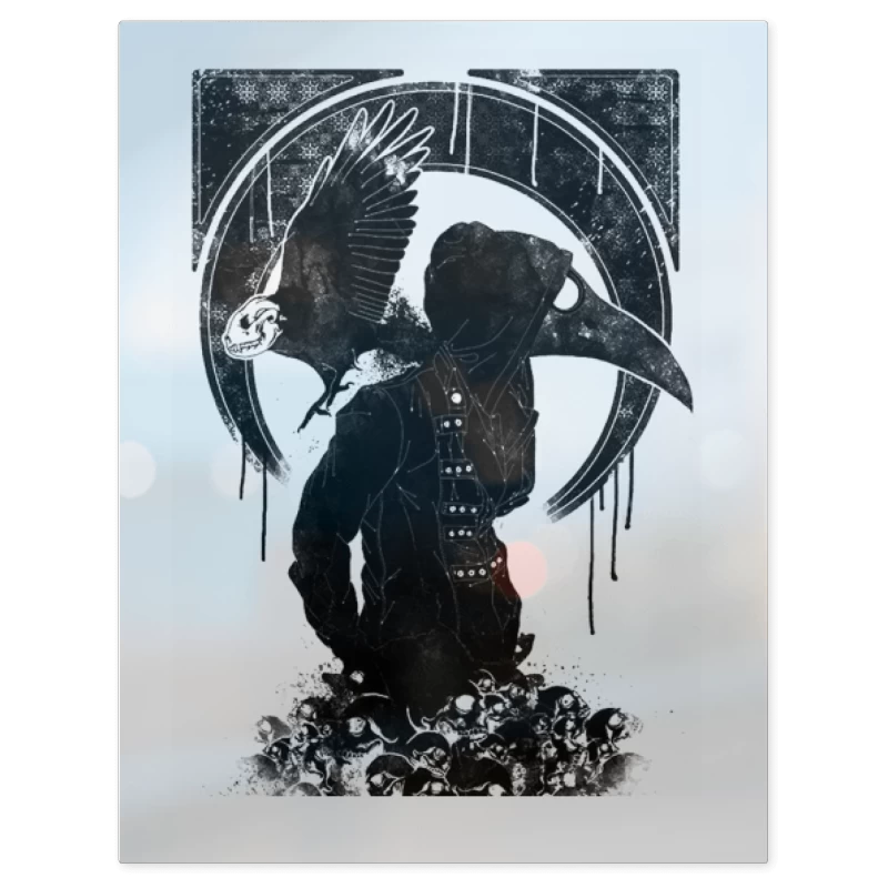 Medico de la Peste Negra – Print Metálico