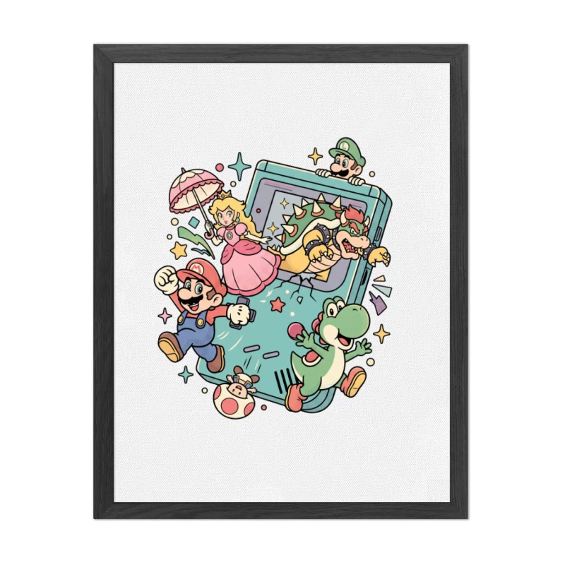 Cuadro Super Mario Bros. – Aventura Retro