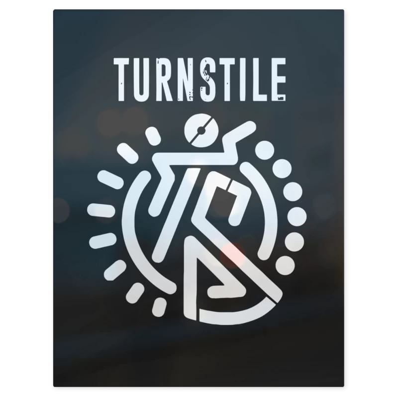 Turnstile Logo B – Print Metálico