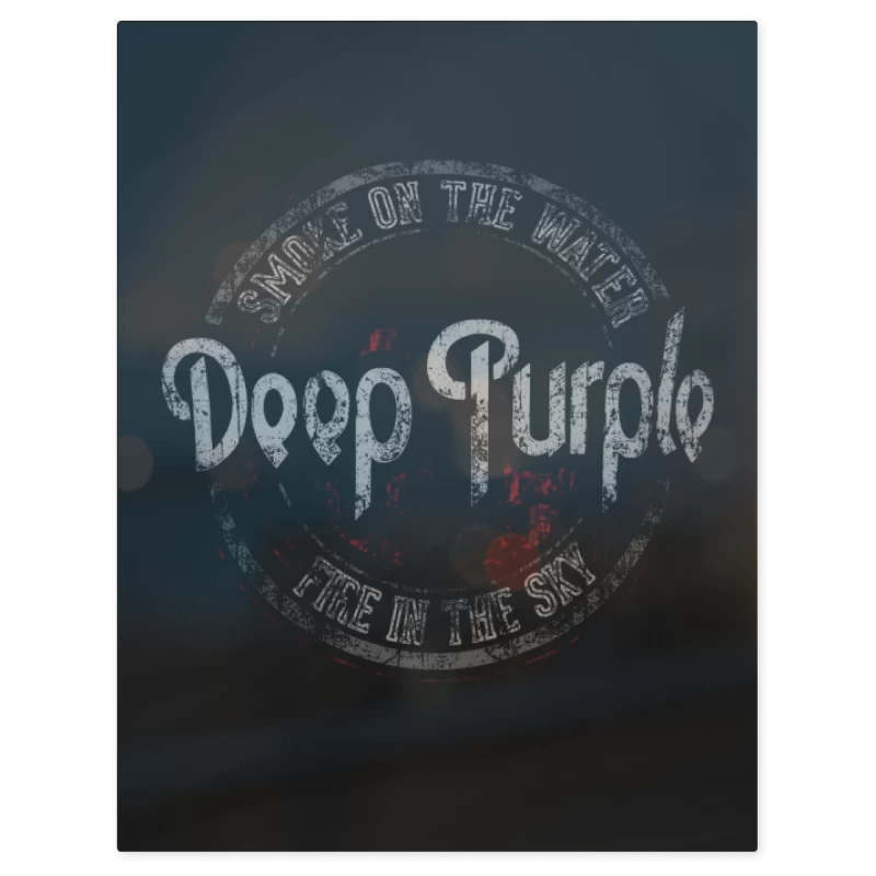 Deep Purple – Print Metálico