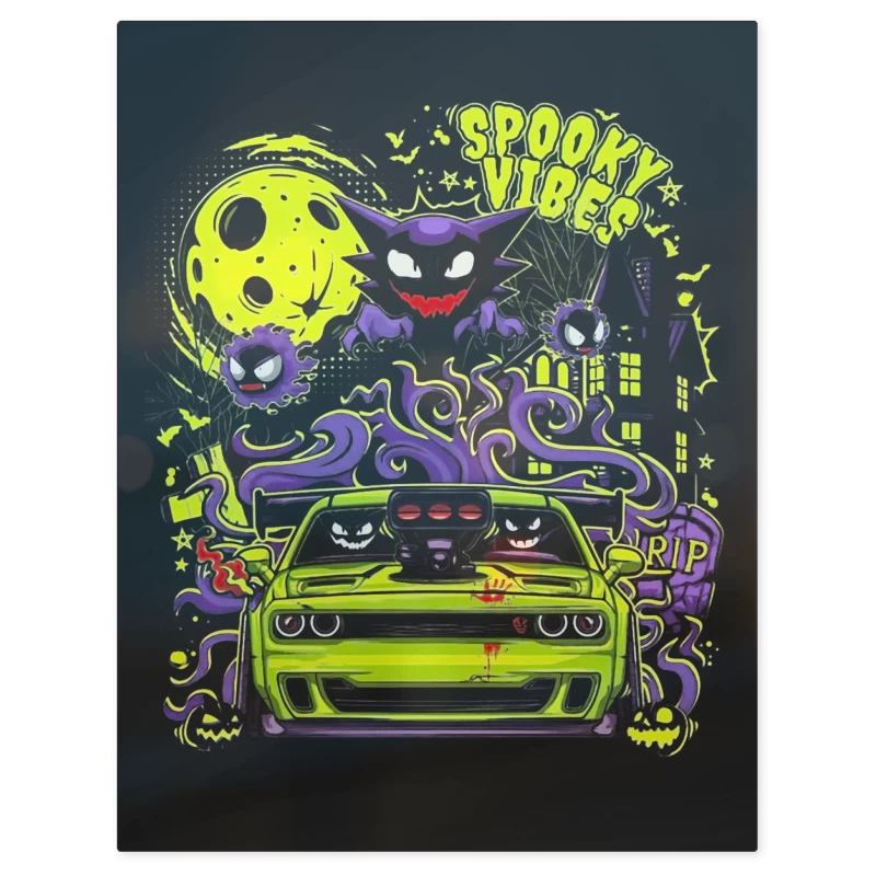 Gengar Cars – Print Metálico