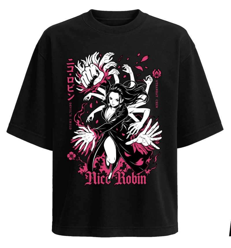 Polera One Piece Nico Robin Hana Hana no Mi