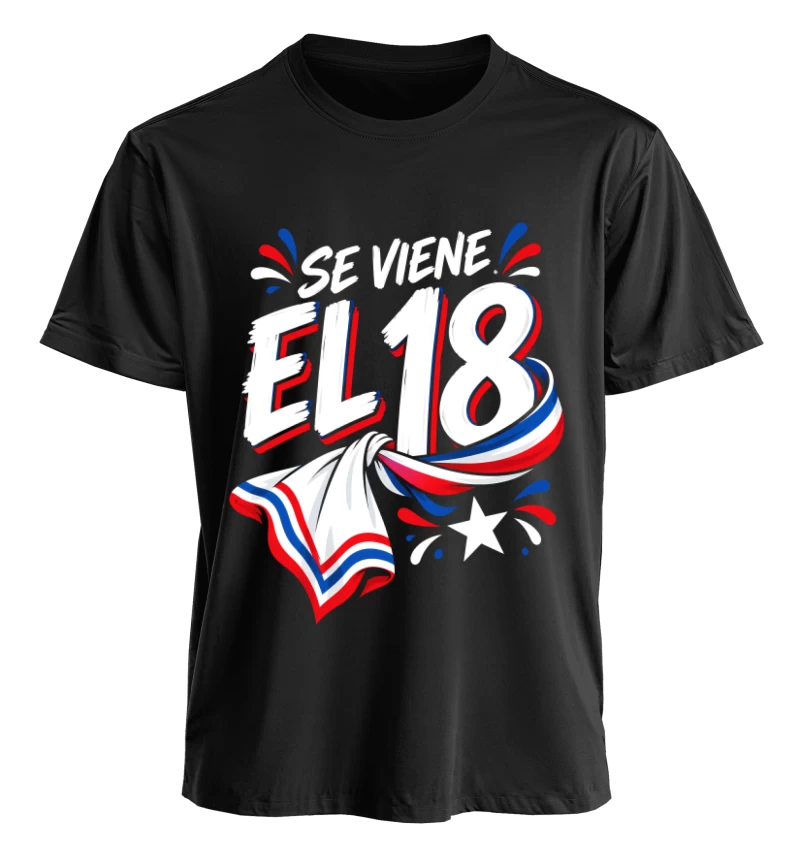 Polera Fiestas Patrias Se Viene el 18 | Frente