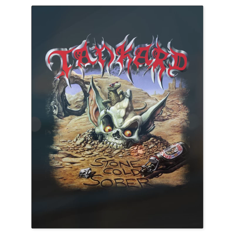 Tankard Stone Cold Sober – Print Metálico