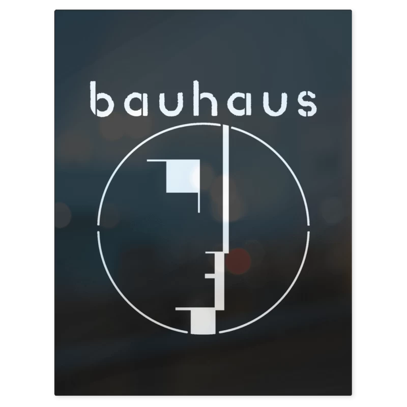 Bauhaus B – Print Metálico
