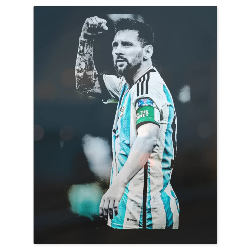 Leo Messi Argentina – Print Metálico
