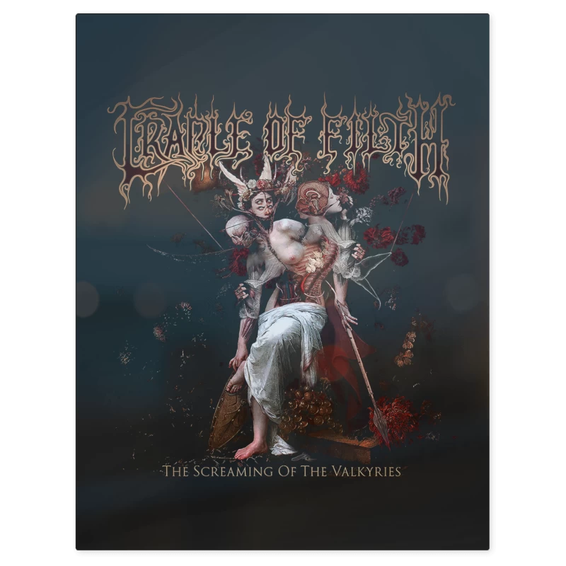 Cradle of Filth the Screamig of the Valkyries – Print Metálico