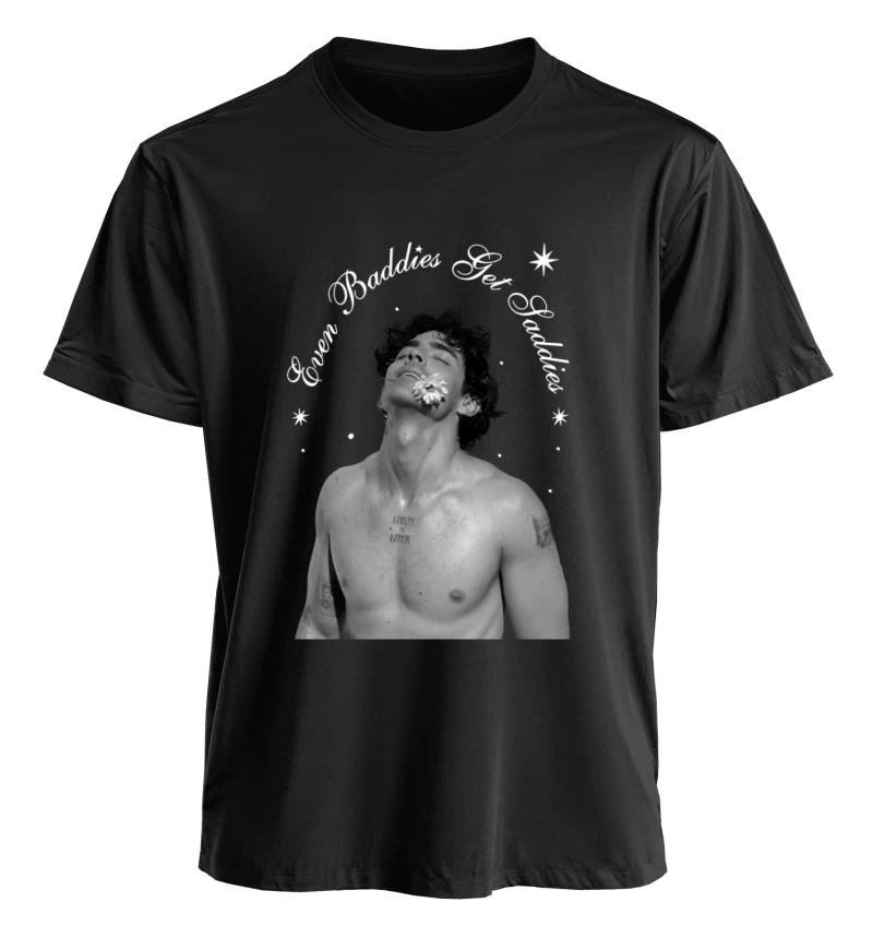 Polera Joe Jonas – Even Baddies Get Saddies Negra