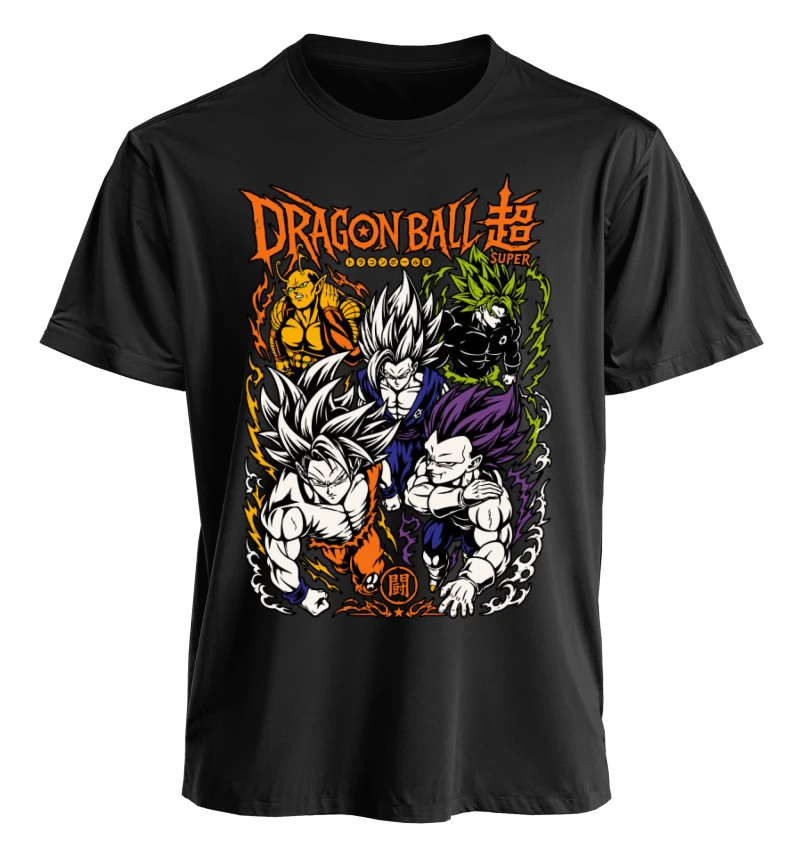 Polera Dragon Ball Super Warriors Clash