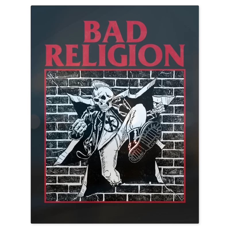 Bad Religion Break the Wall – Print Metálico