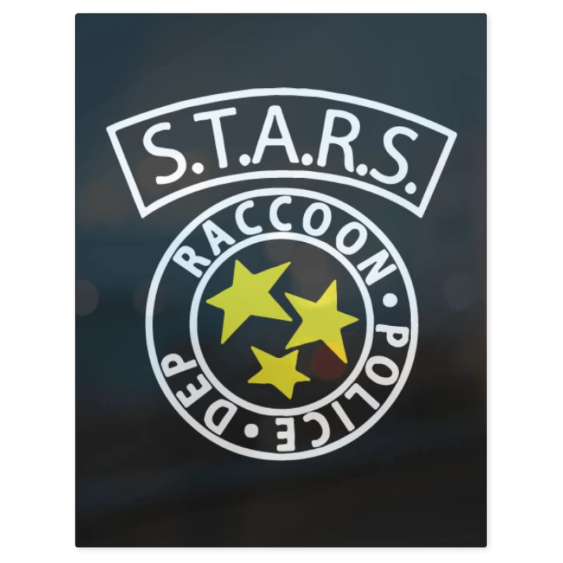 Resident Evil - S.T.A.R.S – Print Metálico