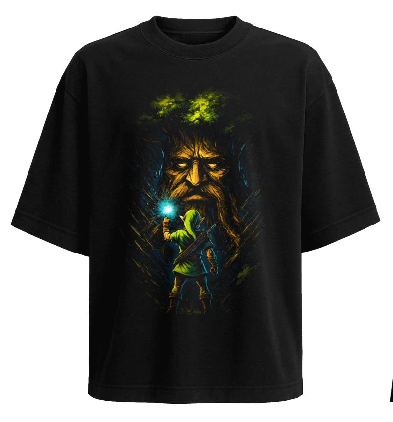 Polera The Legend of Zelda Ocarina of Time Deku Tree