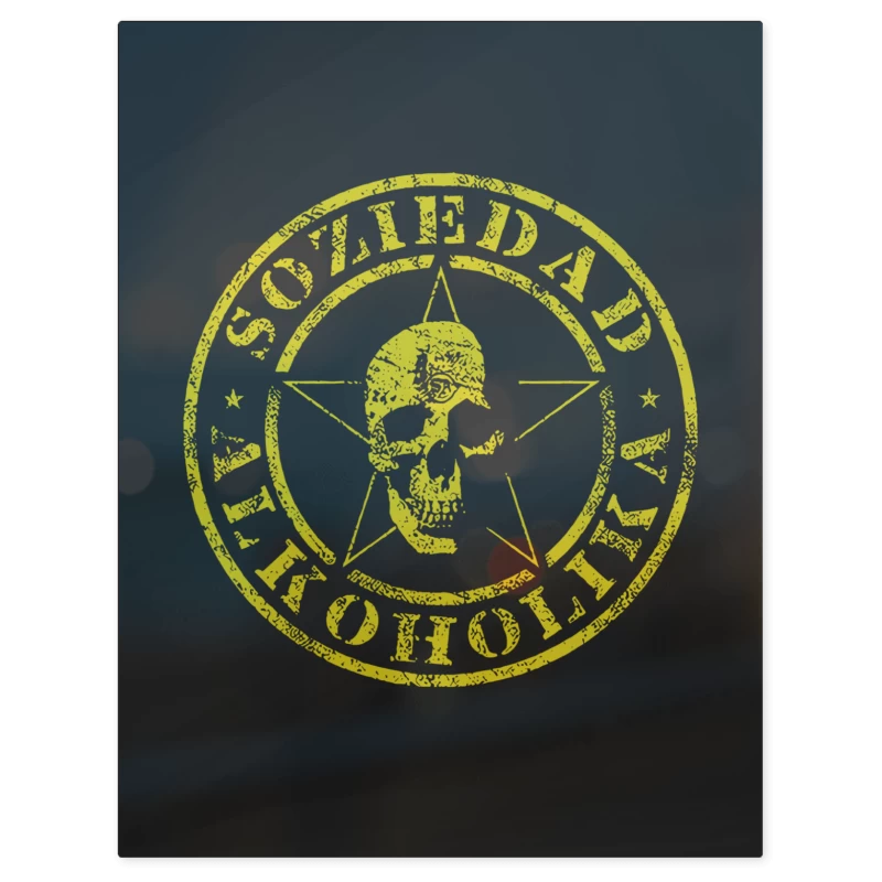 Soziedad Alkoholika Calavera – Print Metálico
