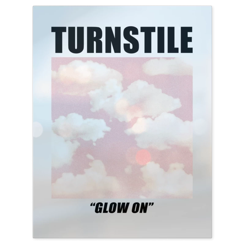 Turnstile Glow on N – Print Metálico