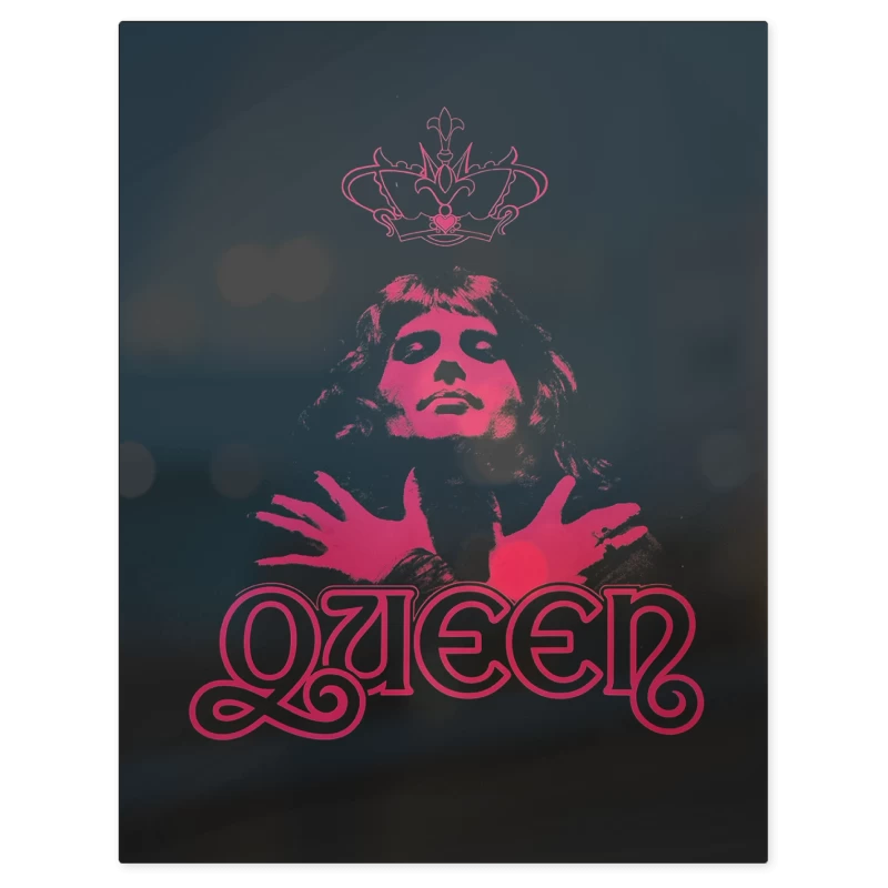 Queen Freddie Mercury – Print Metálico