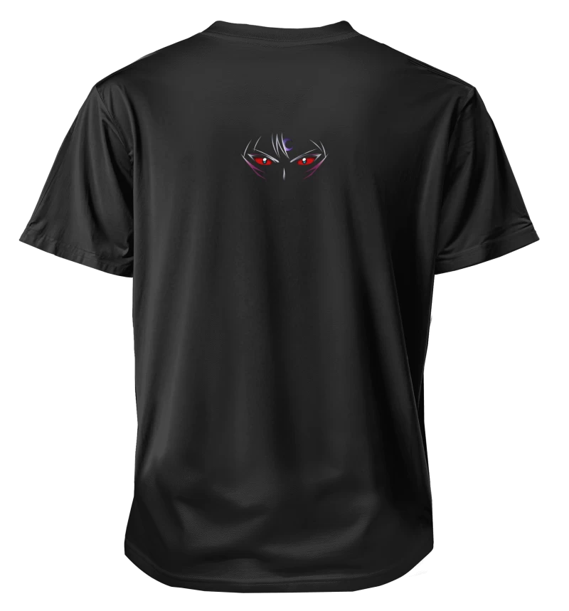 Polera Anime Inuyasha Sesshomaru Luna Creciente | Frente + Espalda