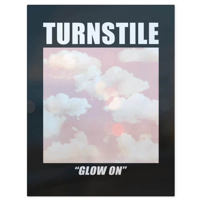 Turnstile Glow on – Print Metálico